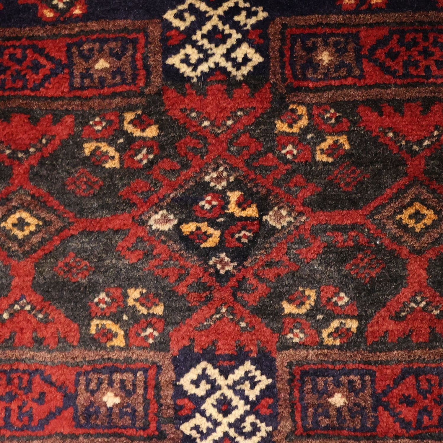 Tapis de couloir Tapis Belutsch - 194 x 101 cm - rouge foncé