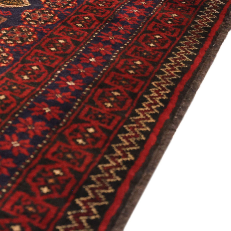 Tapis de couloir Tapis Belutsch - 194 x 101 cm - rouge foncé