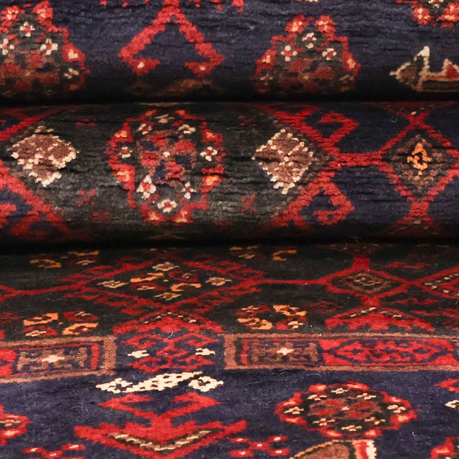 Tapis de couloir Tapis Belutsch - 194 x 101 cm - rouge foncé