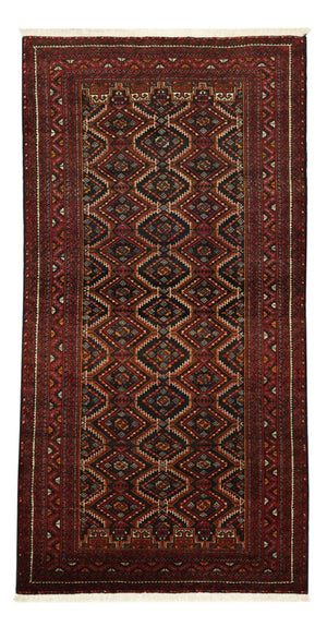 Tapis de couloir Tapis Belutsch - 195 x 98 cm - rouge foncé