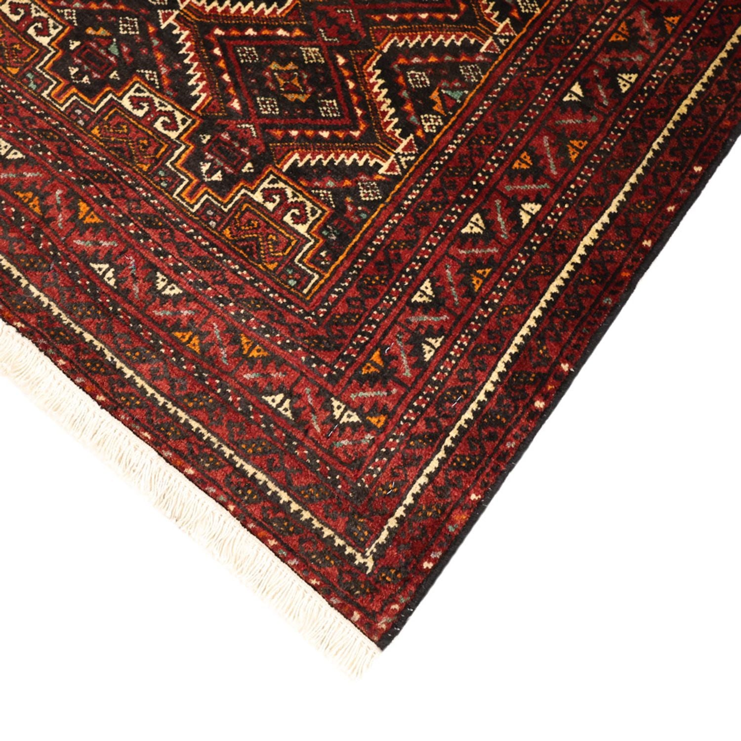 Tapis de couloir Tapis Belutsch - 195 x 98 cm - rouge foncé