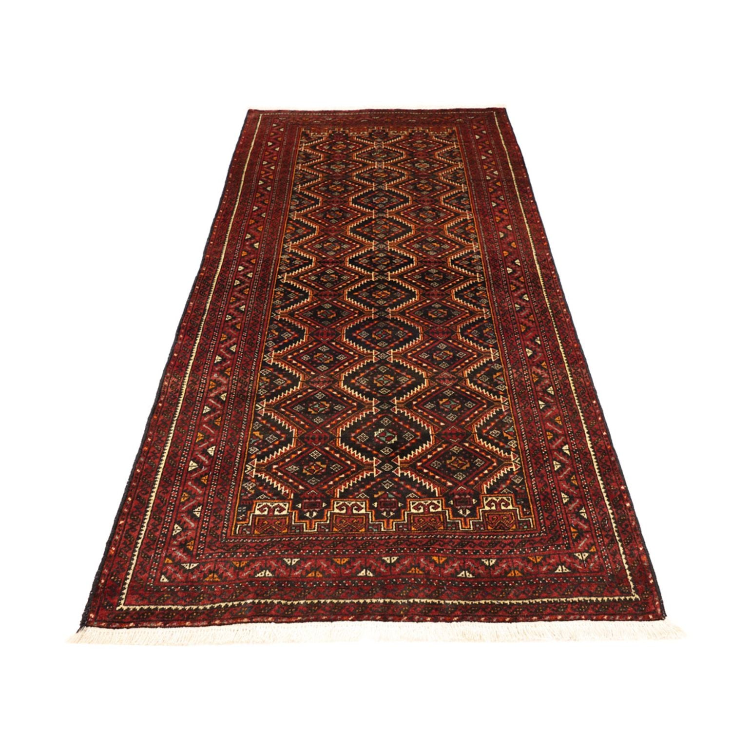 Tapis de couloir Tapis Belutsch - 195 x 98 cm - rouge foncé