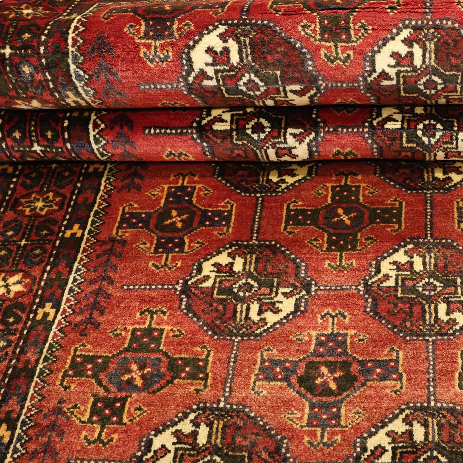 Tapis de couloir Tapis Belutsch - 205 x 104 cm - rouge