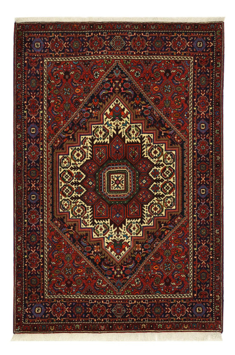 Tapis persan - Nomadic - 152 x 102 cm - rouge foncé