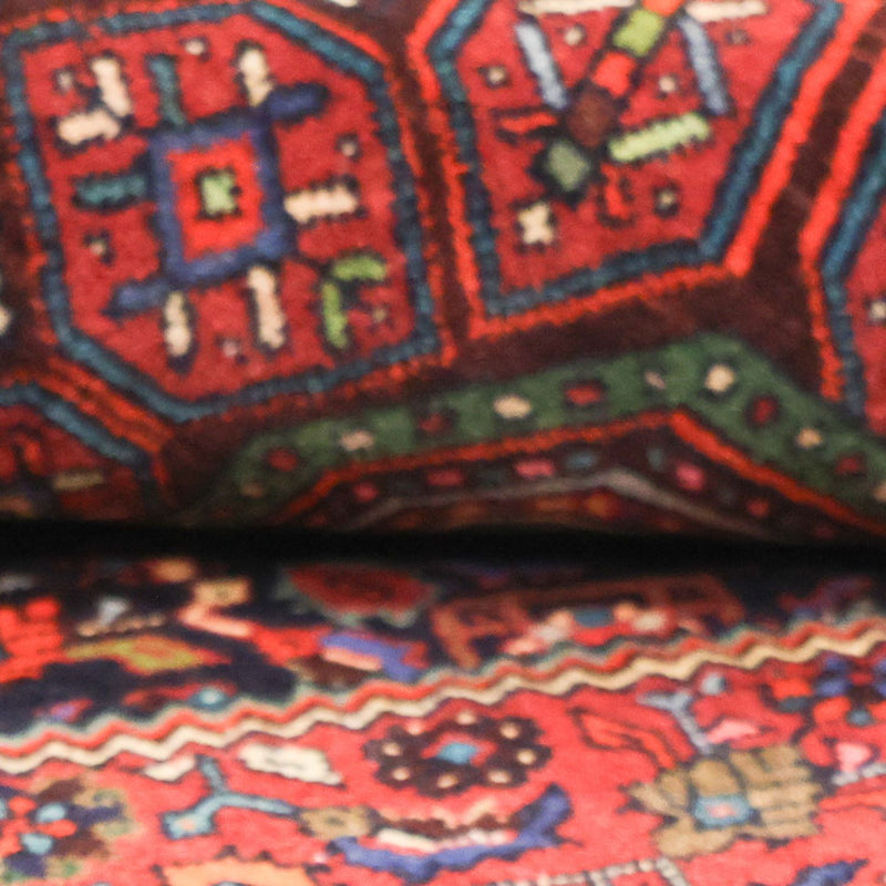 Tapis persan - Nomadic - 152 x 102 cm - rouge foncé