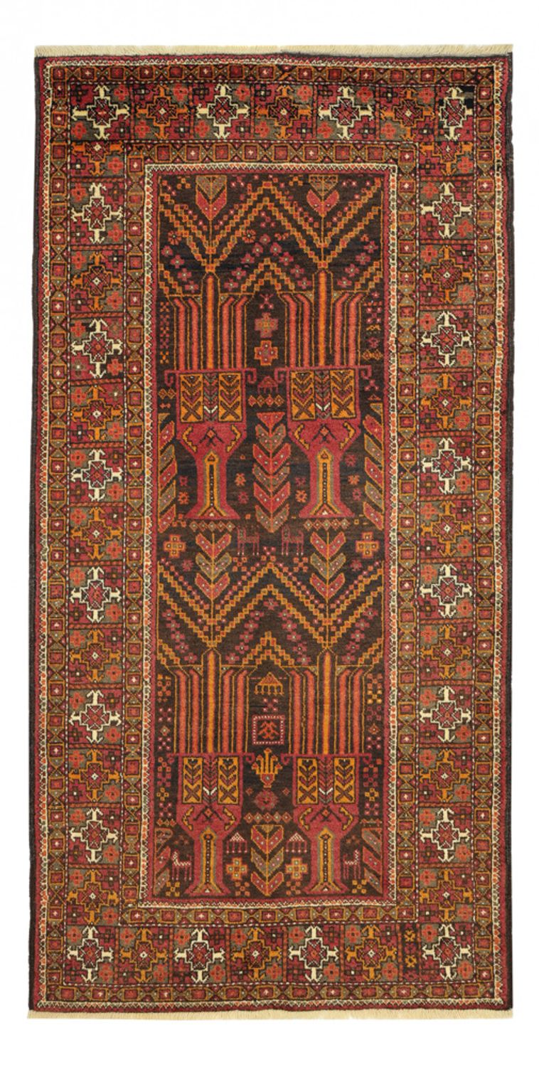 Tapis de couloir Tapis Belutsch - 211 x 102 cm - multicolore