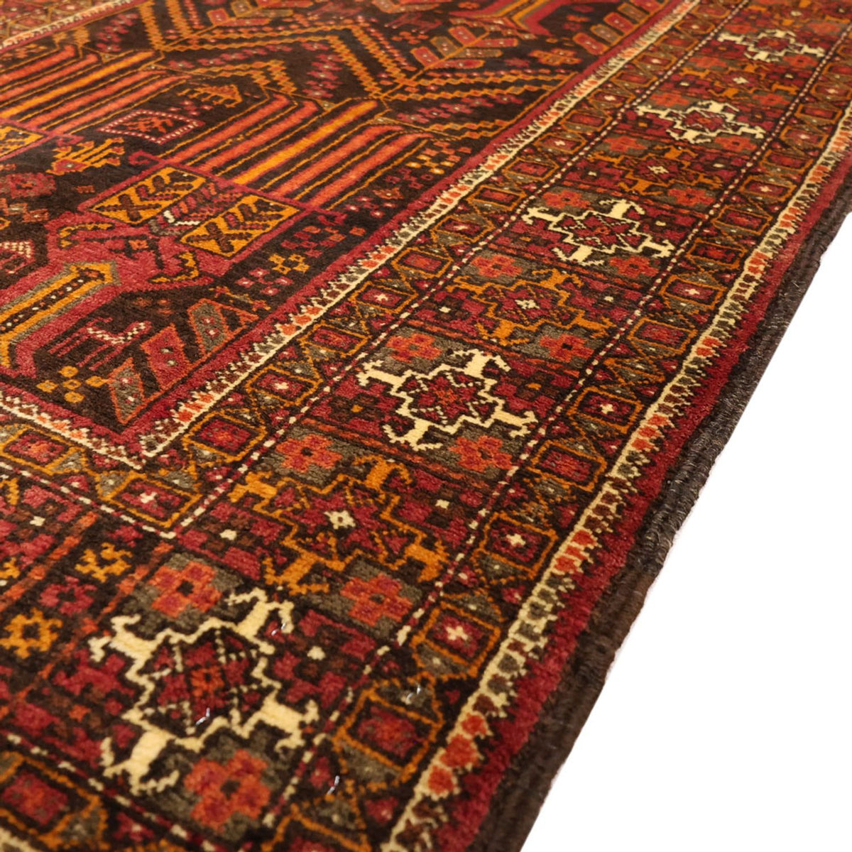 Tapis de couloir Tapis Belutsch - 211 x 102 cm - multicolore