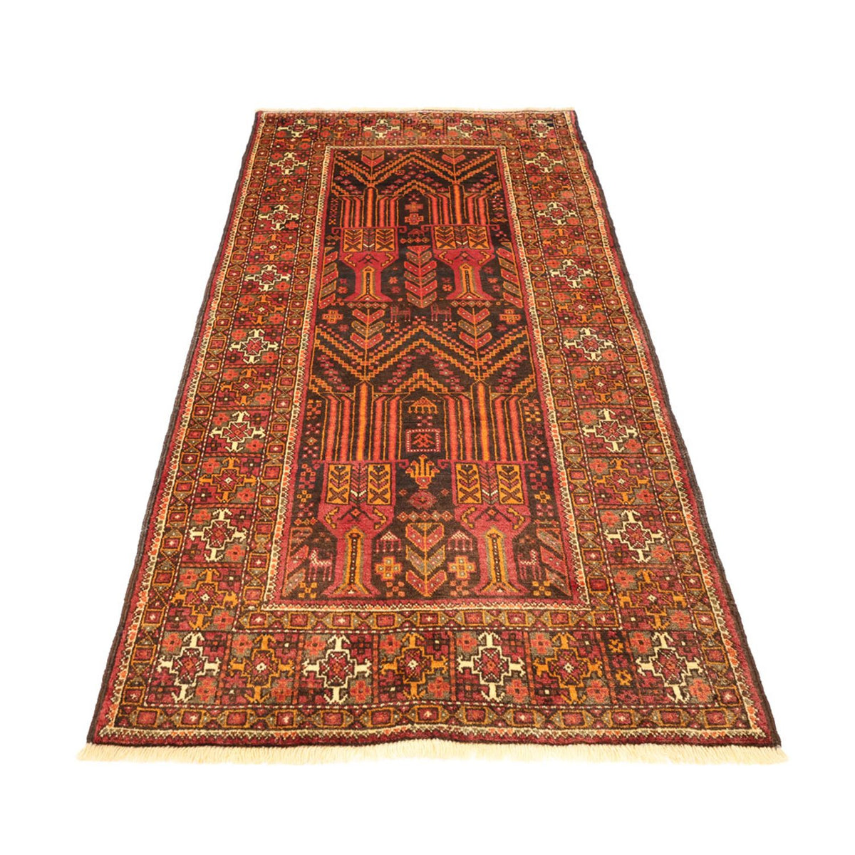 Tapis de couloir Tapis Belutsch - 211 x 102 cm - multicolore