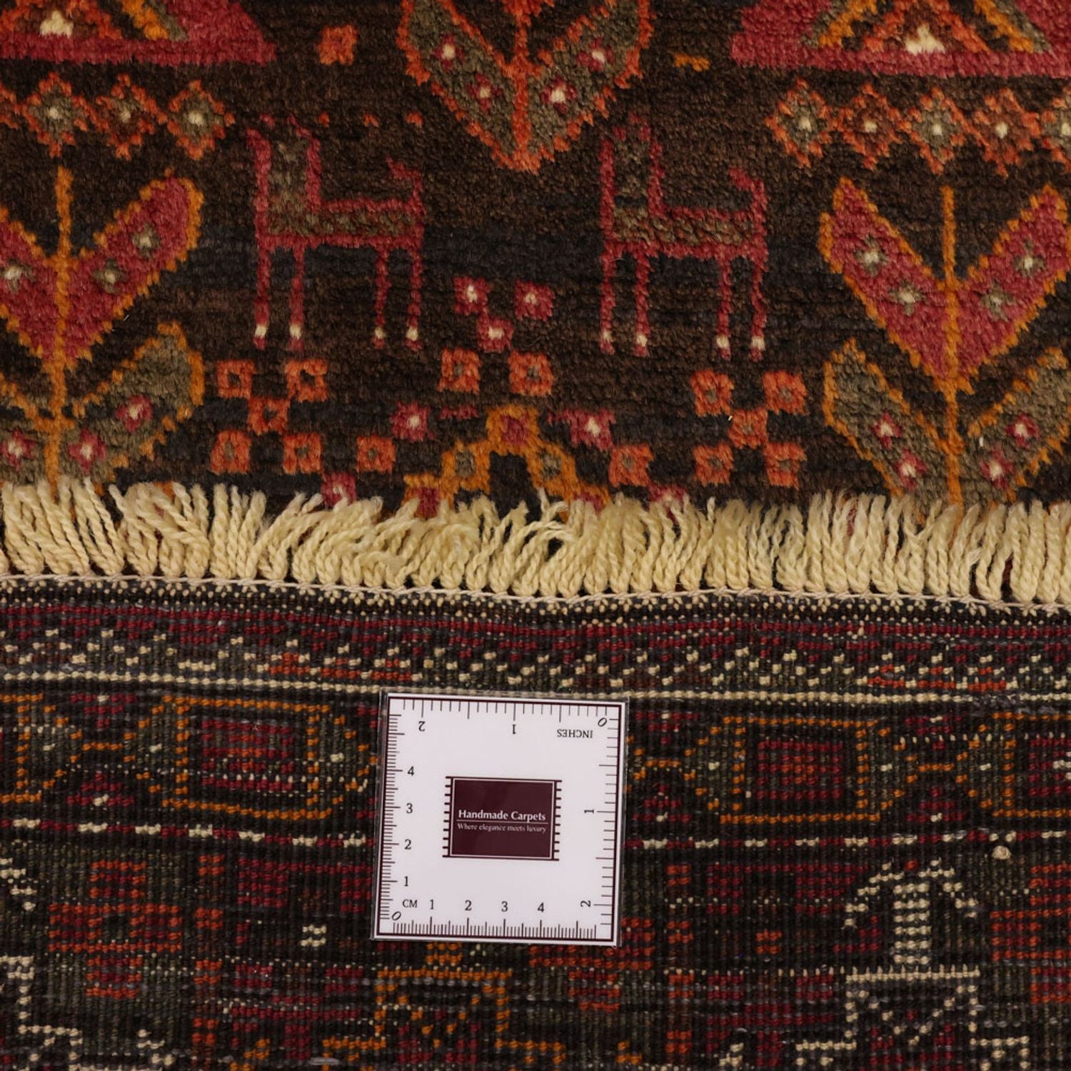 Tapis de couloir Tapis Belutsch - 211 x 102 cm - multicolore