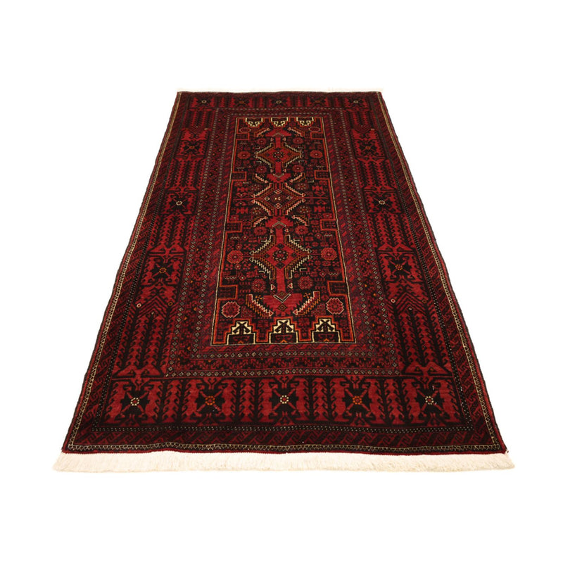Tapis de couloir Tapis Belutsch - 201 x 97 cm - rouge foncé