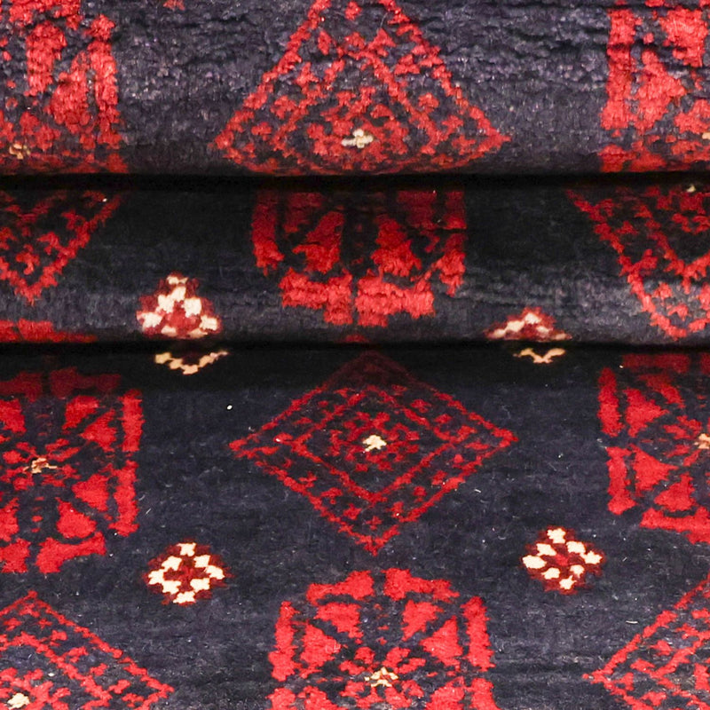 Tapis de couloir Tapis Belutsch - 207 x 106 cm - rouge foncé