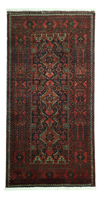 Tapis de couloir Tapis Belutsch - 190 x 99 cm - rouge foncé
