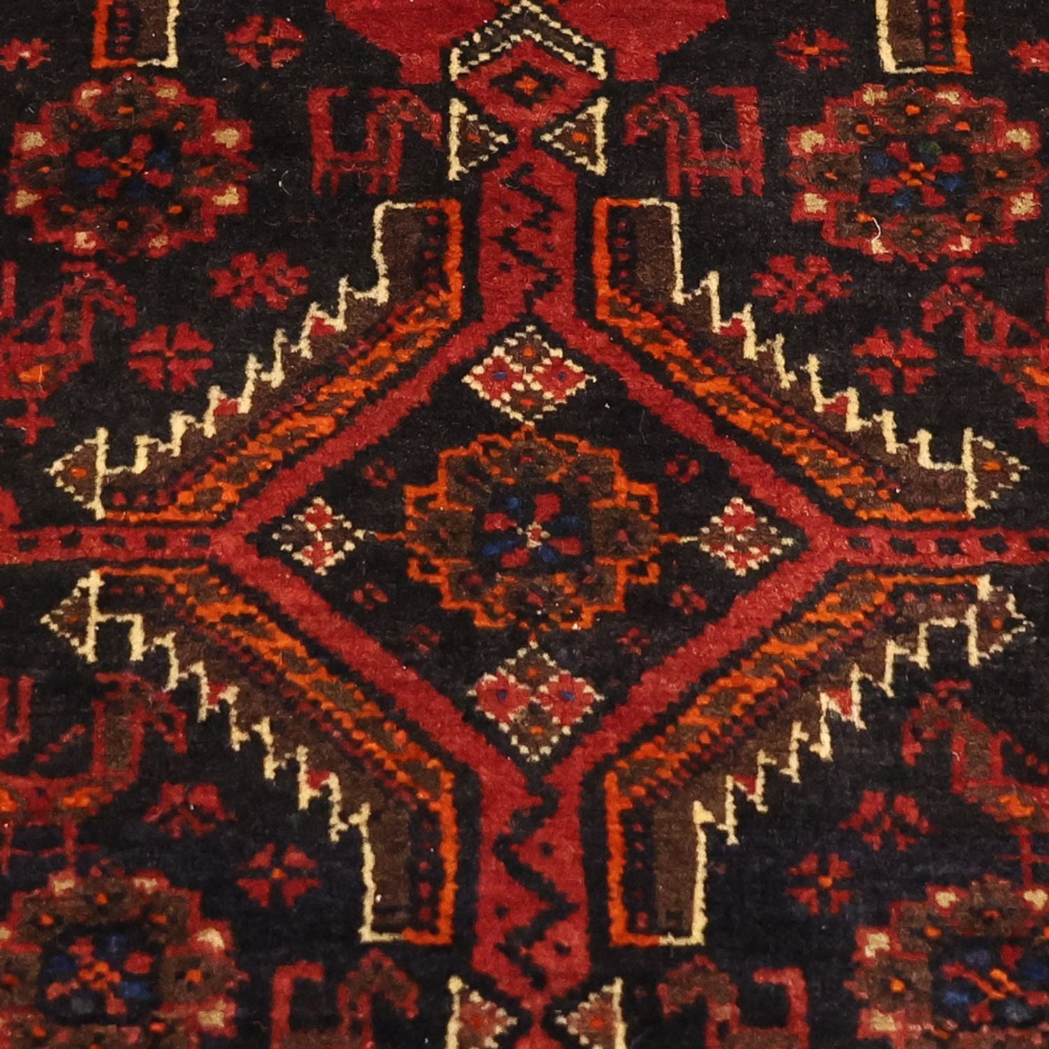 Tapis de couloir Tapis Belutsch - 190 x 99 cm - rouge foncé