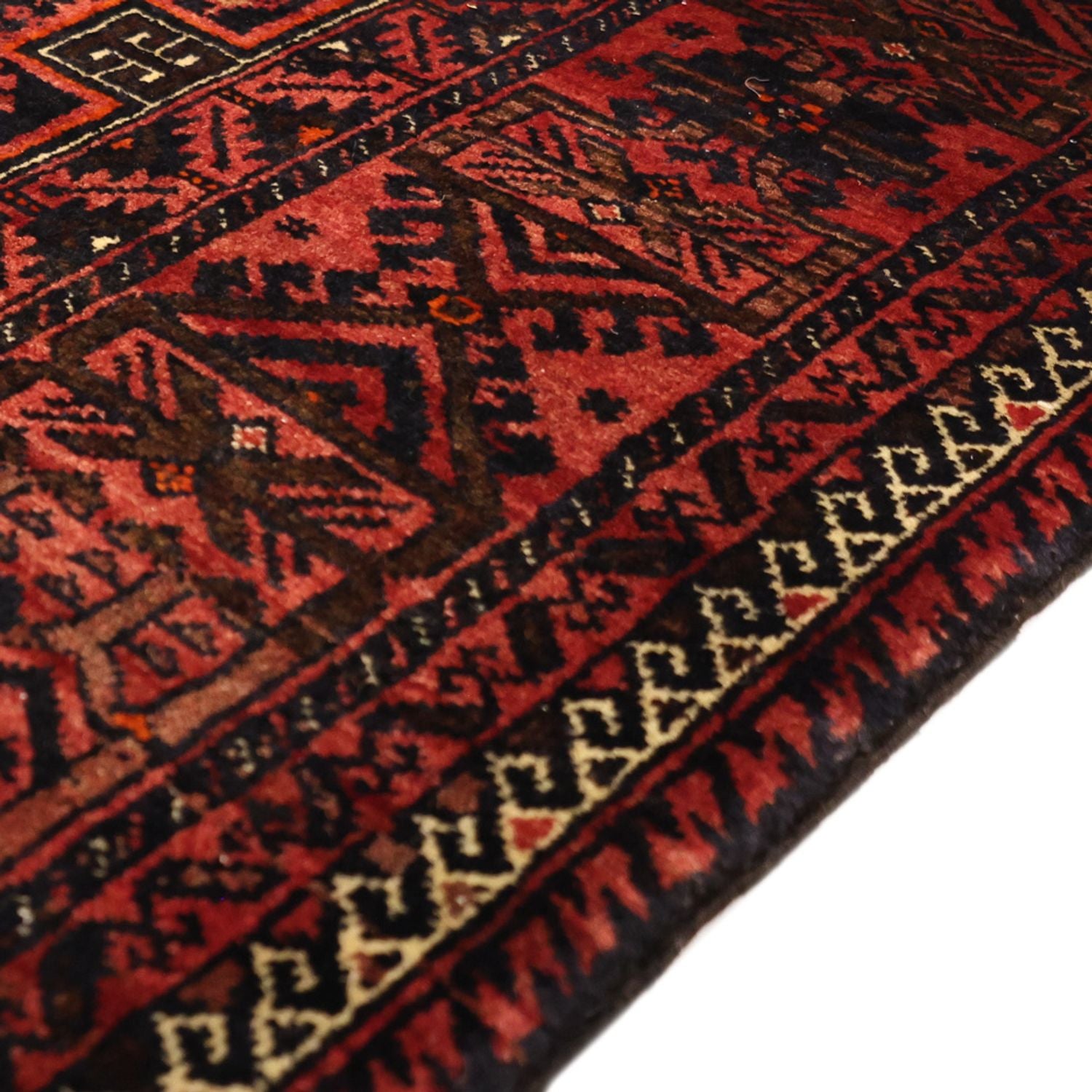 Tapis de couloir Tapis Belutsch - 190 x 99 cm - rouge foncé