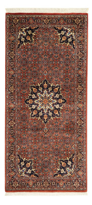 Tapis persan - Bidjar - Royal - 150 x 70 cm - rouge foncé