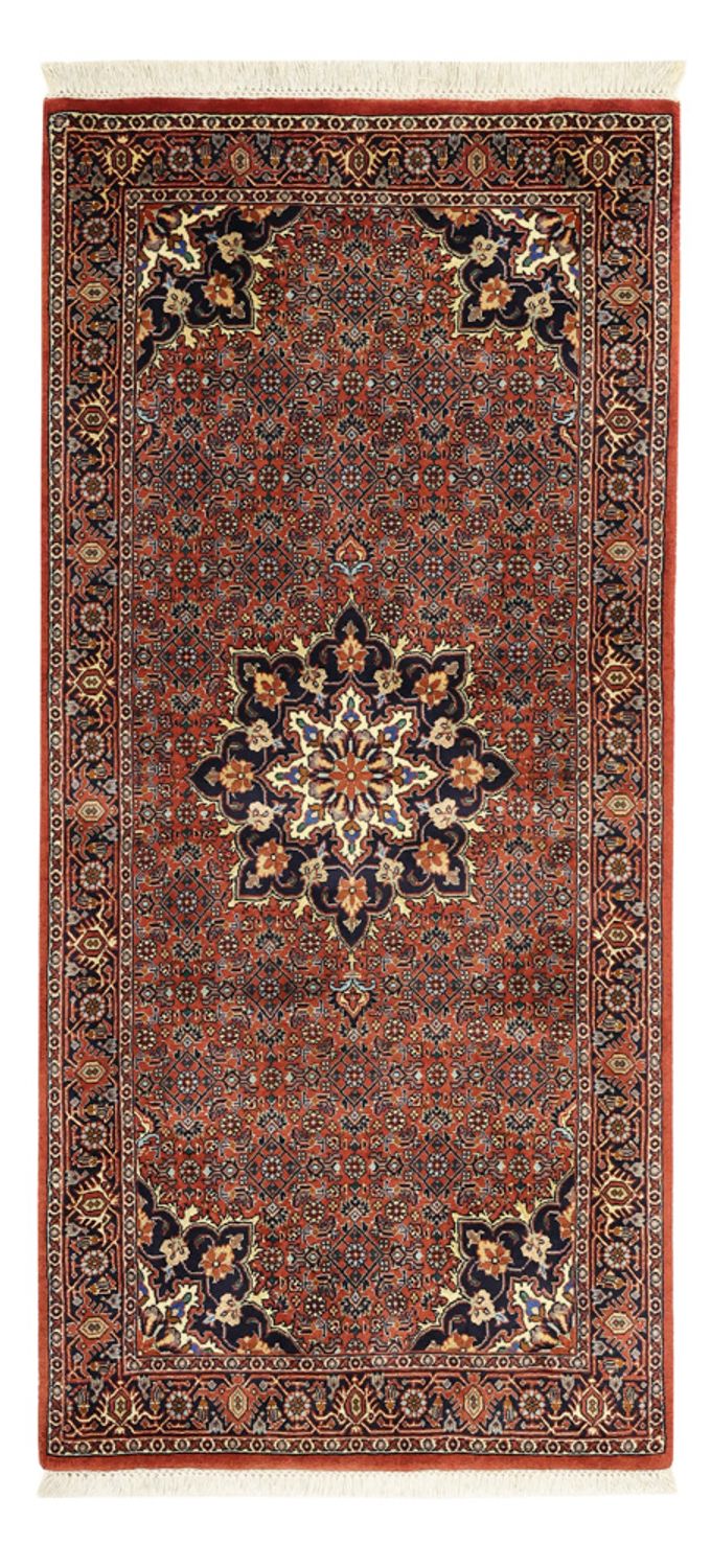 Tapis persan - Bidjar - Royal - 150 x 70 cm - rouge foncé