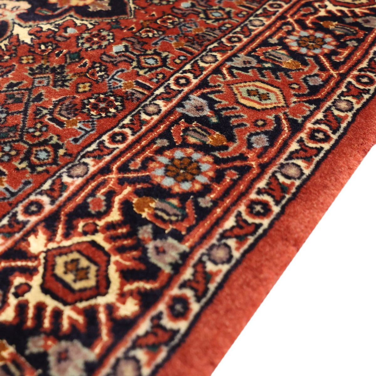 Tapis persan - Bidjar - Royal - 150 x 70 cm - rouge foncé