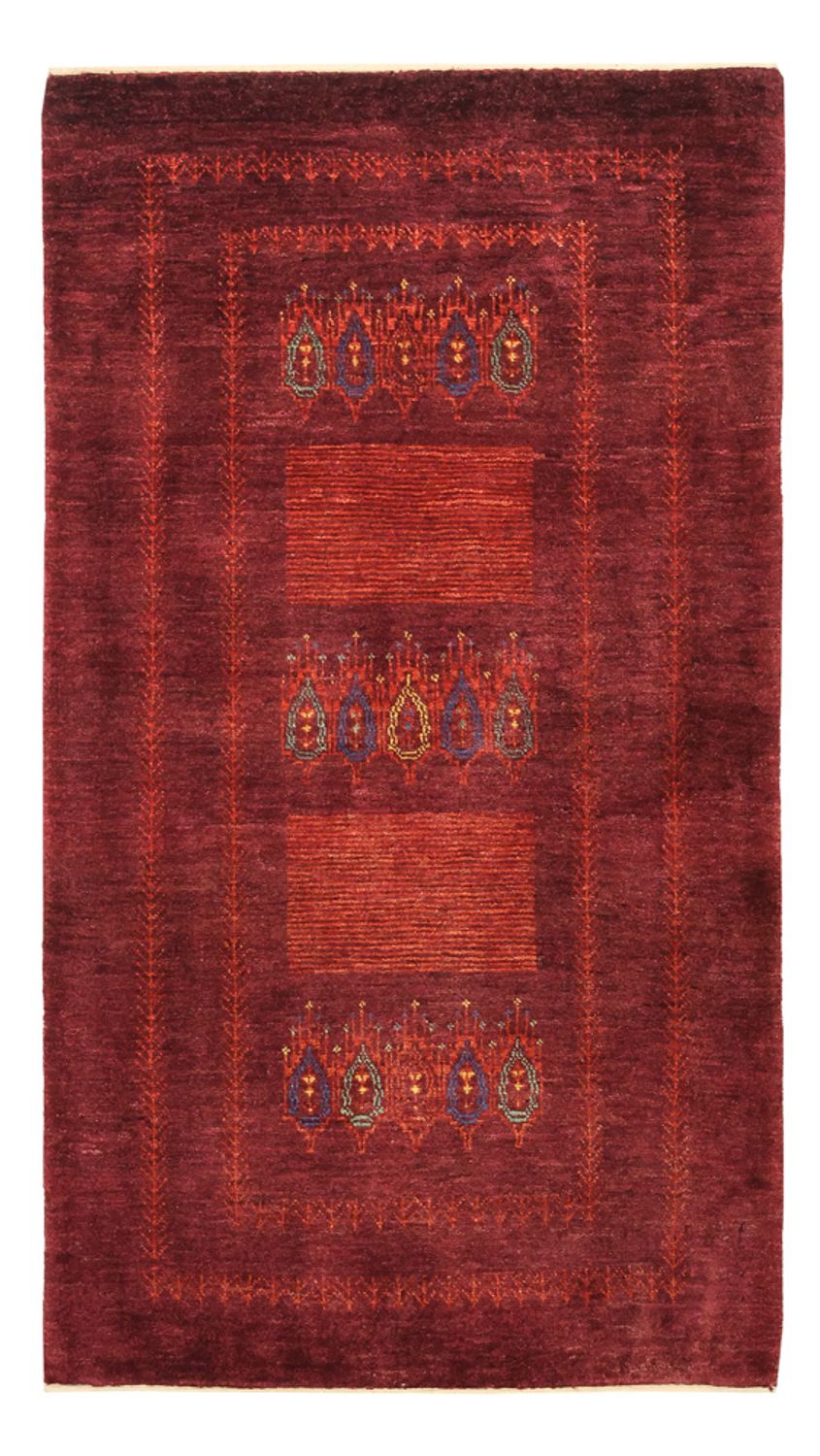 Tapis Gabbeh - Persan Kashkuli - 150 x 84 cm - rouge
