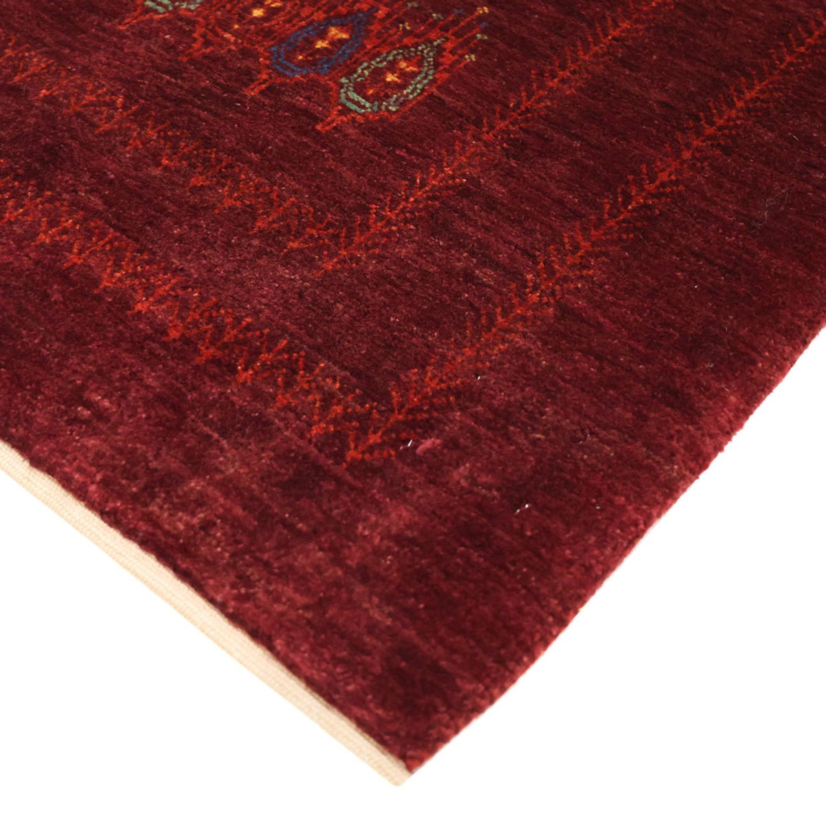 Tapis Gabbeh - Persan Kashkuli - 150 x 84 cm - rouge