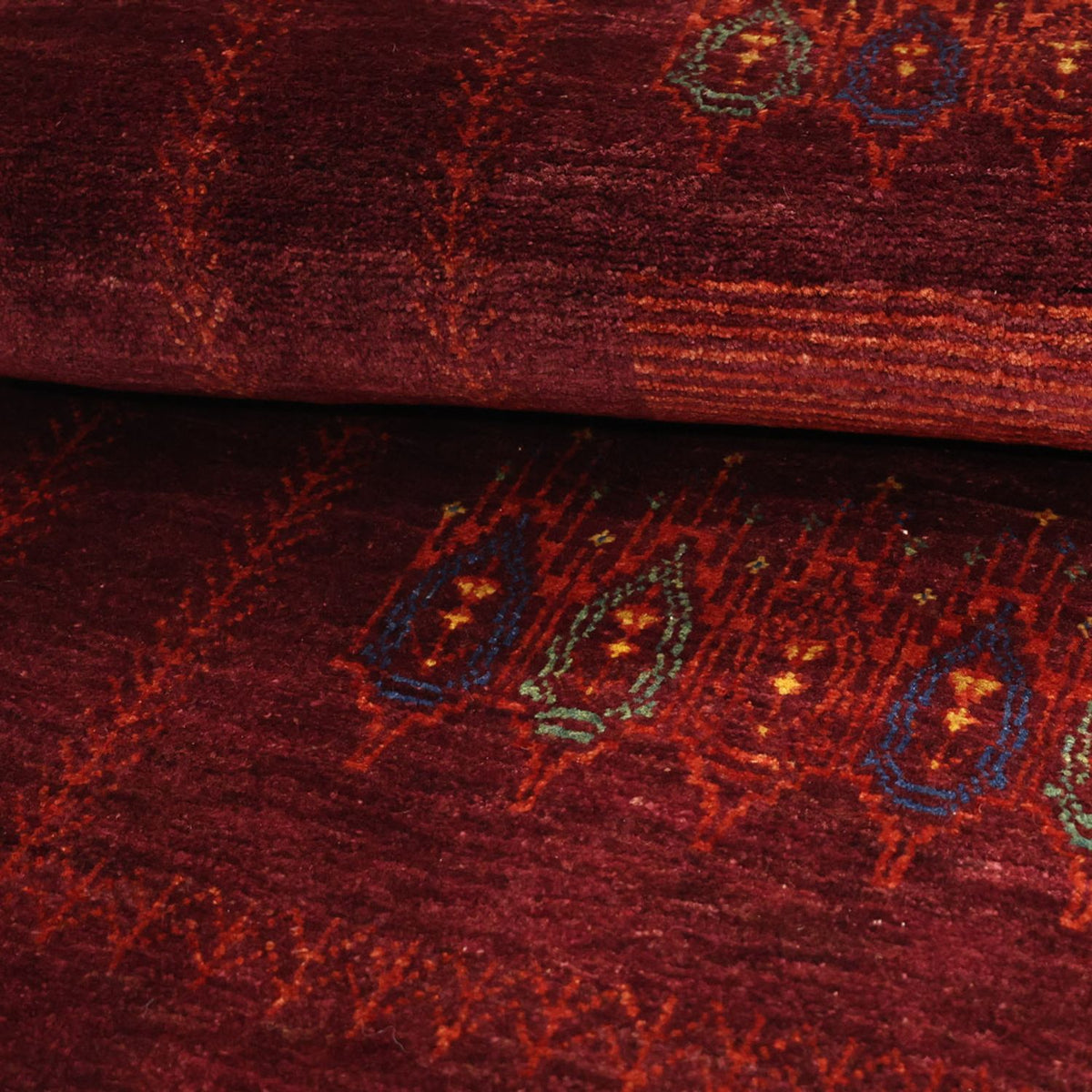 Tapis Gabbeh - Persan Kashkuli - 150 x 84 cm - rouge