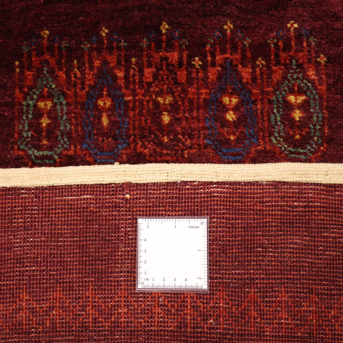 Tapis Gabbeh - Persan Kashkuli - 150 x 84 cm - rouge