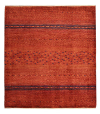 Tapis Gabbeh - Persan Kashkuli carré  - 116 x 102 cm - multicolore