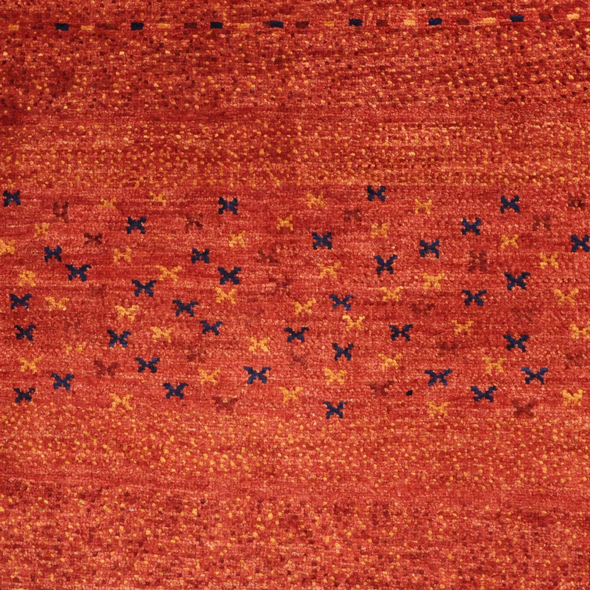 Tapis Gabbeh - Persan Kashkuli carré  - 116 x 102 cm - multicolore