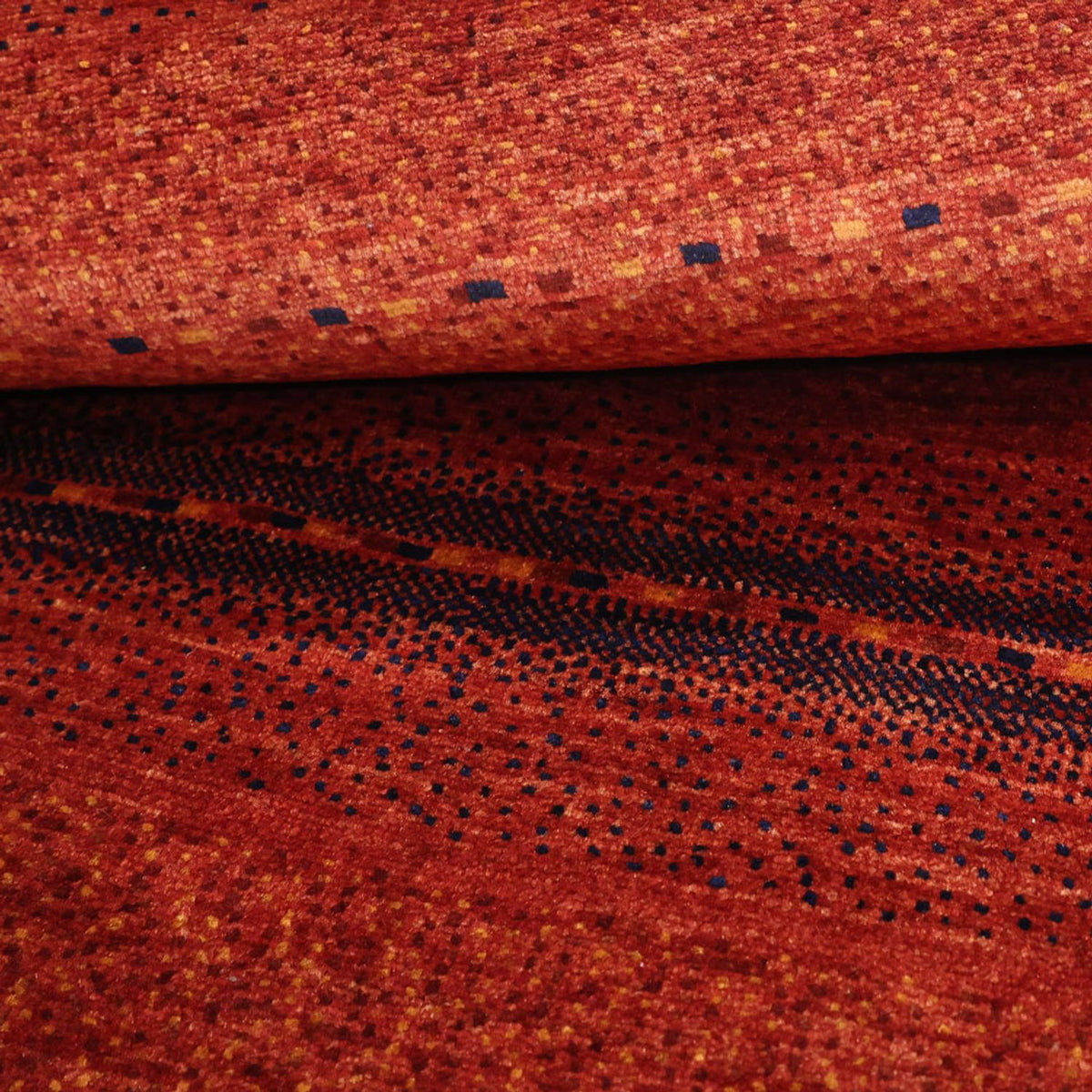 Tapis Gabbeh - Persan Kashkuli carré  - 116 x 102 cm - multicolore