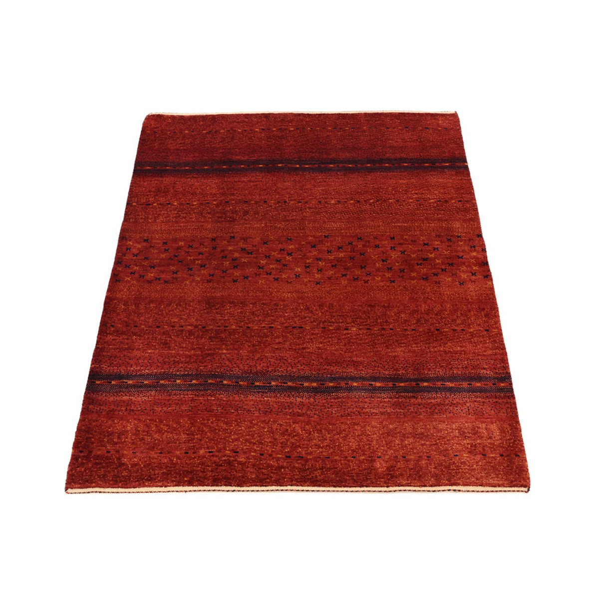 Tapis Gabbeh - Persan Kashkuli carré  - 116 x 102 cm - multicolore