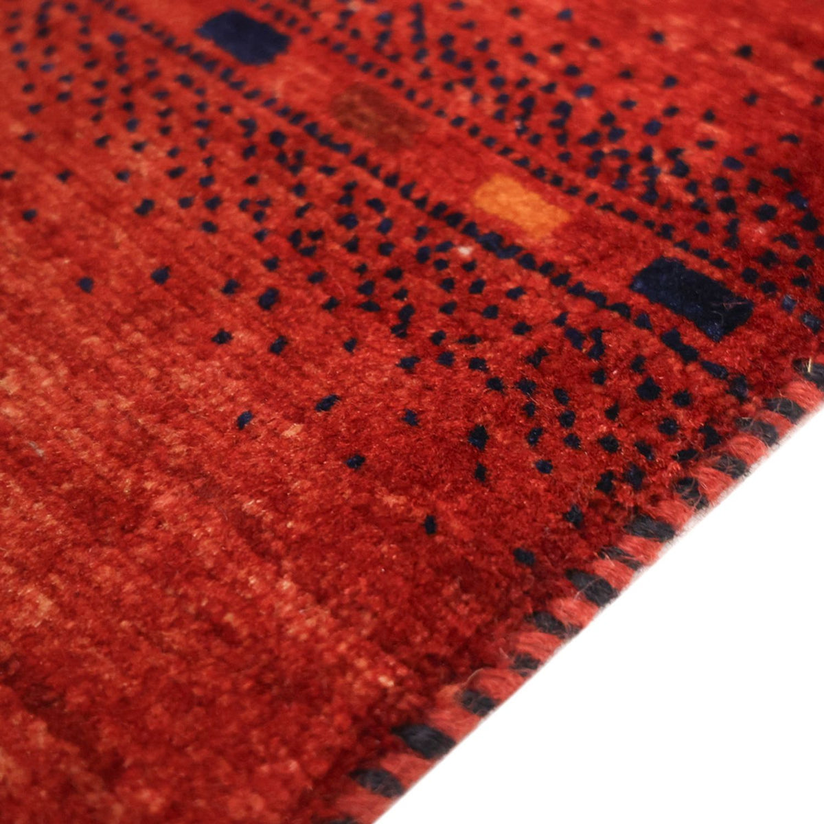 Tapis Gabbeh - Persan Kashkuli carré  - 112 x 102 cm - multicolore