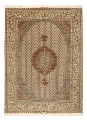 Tapis persan - Tabriz - Royal - Royal - 336 x 252 cm - taupe