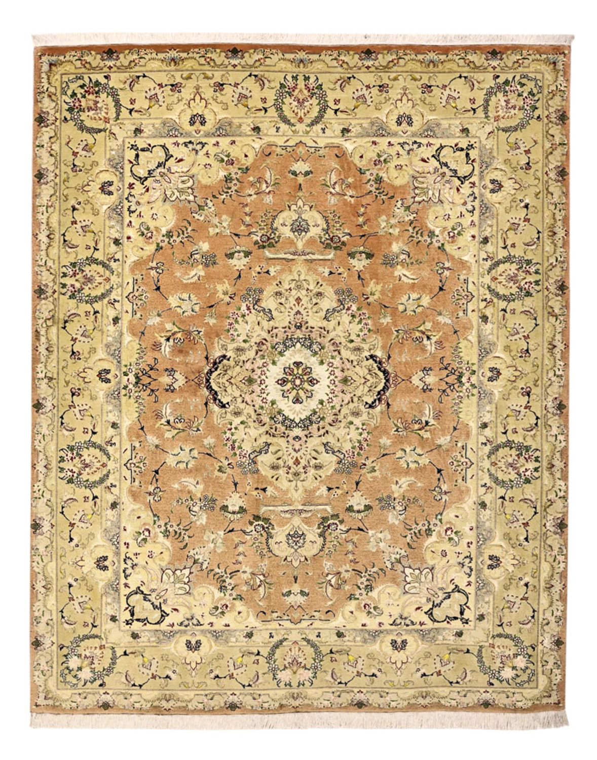 Tapis persan - Tabriz - Royal - Royal - 188 x 153 cm - sable