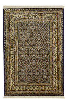 Tapis persan - Classique - 146 x 99 cm - vert foncé
