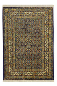 Tapis persan - Classique - 146 x 99 cm - vert foncé