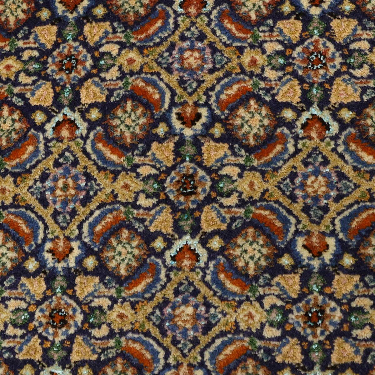 Tapis persan - Classique - 146 x 99 cm - vert foncé