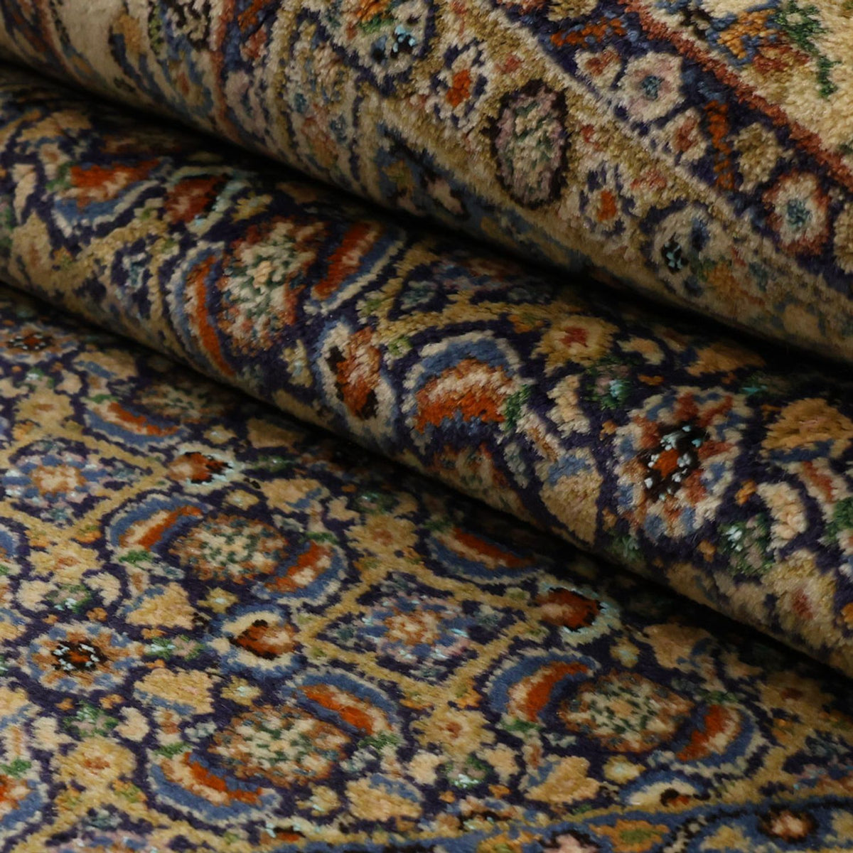 Tapis persan - Classique - 146 x 99 cm - vert foncé