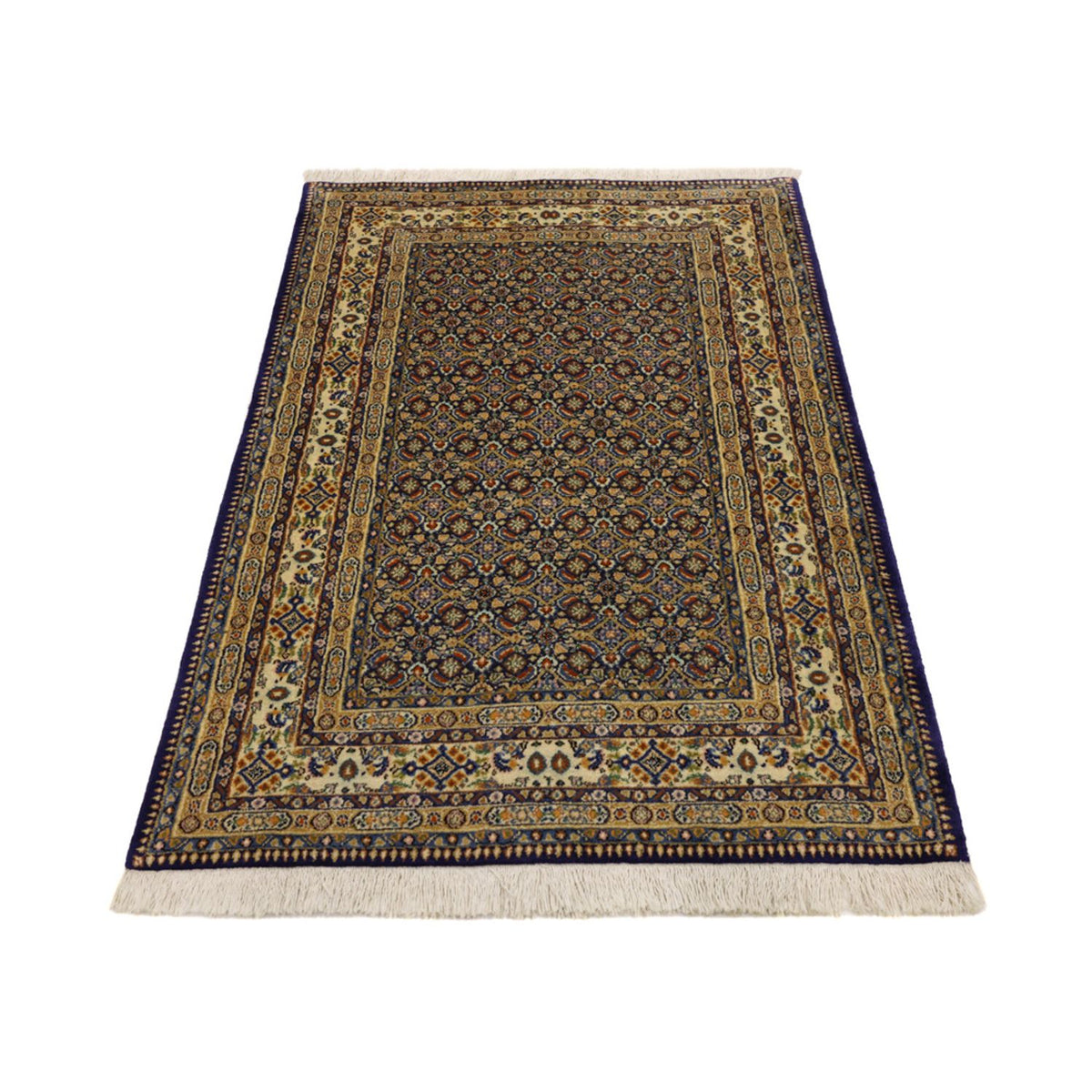 Tapis persan - Classique - 146 x 99 cm - vert foncé