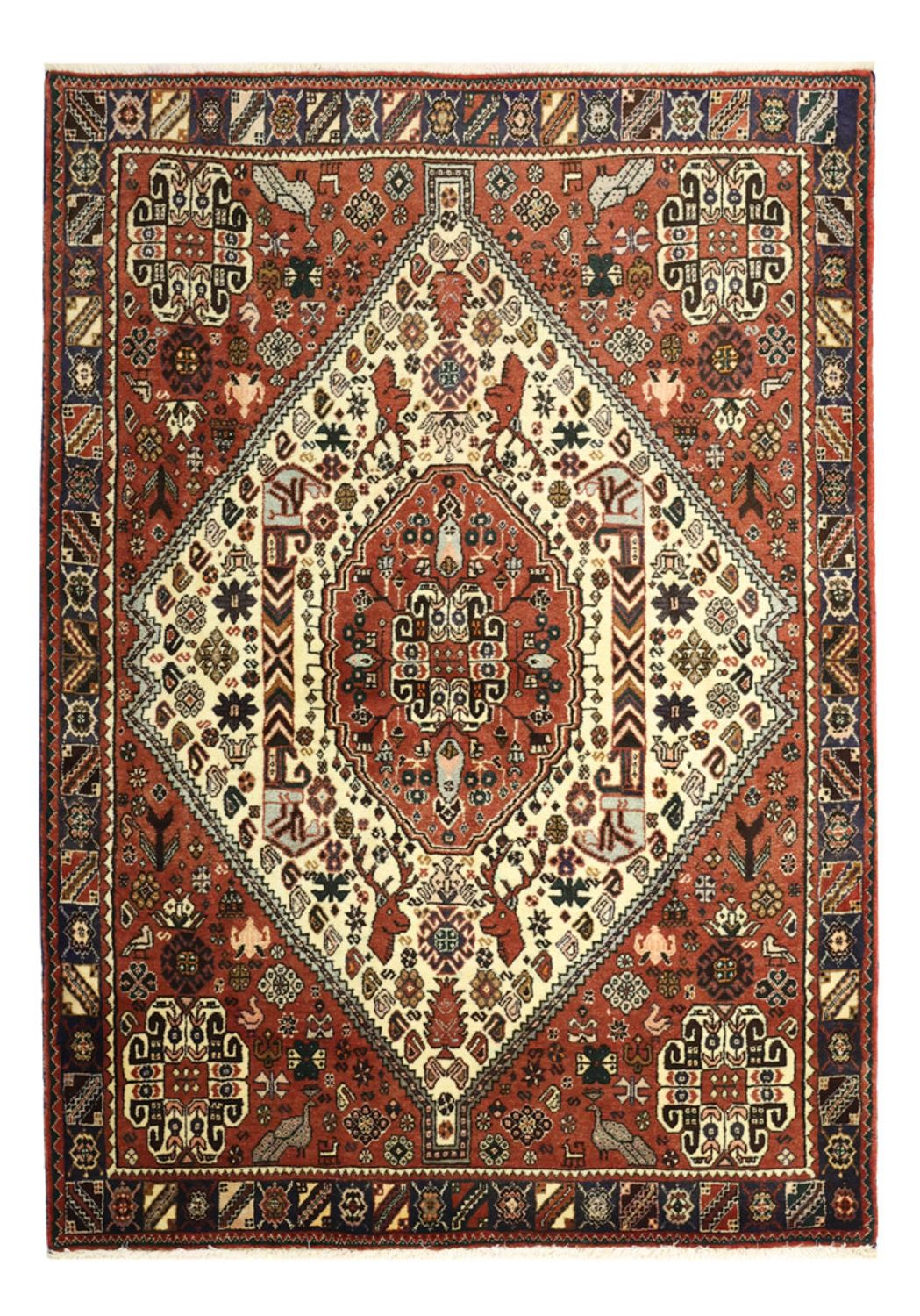 Tapis persan - Nomadic - 156 x 106 cm - multicolore