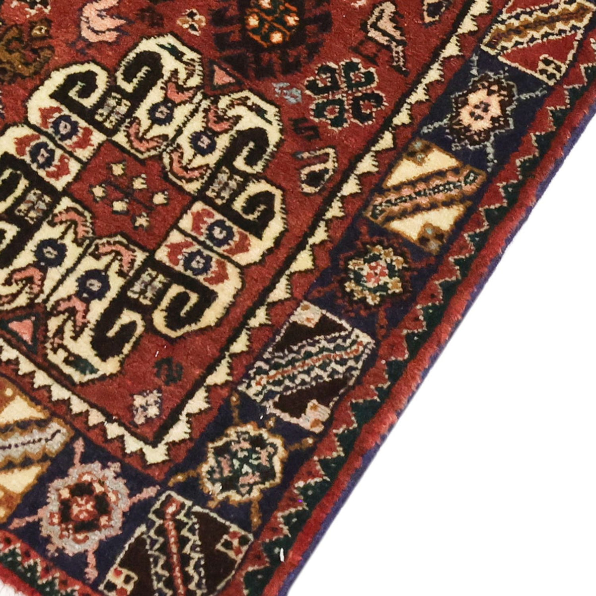 Tapis persan - Nomadic - 156 x 106 cm - multicolore