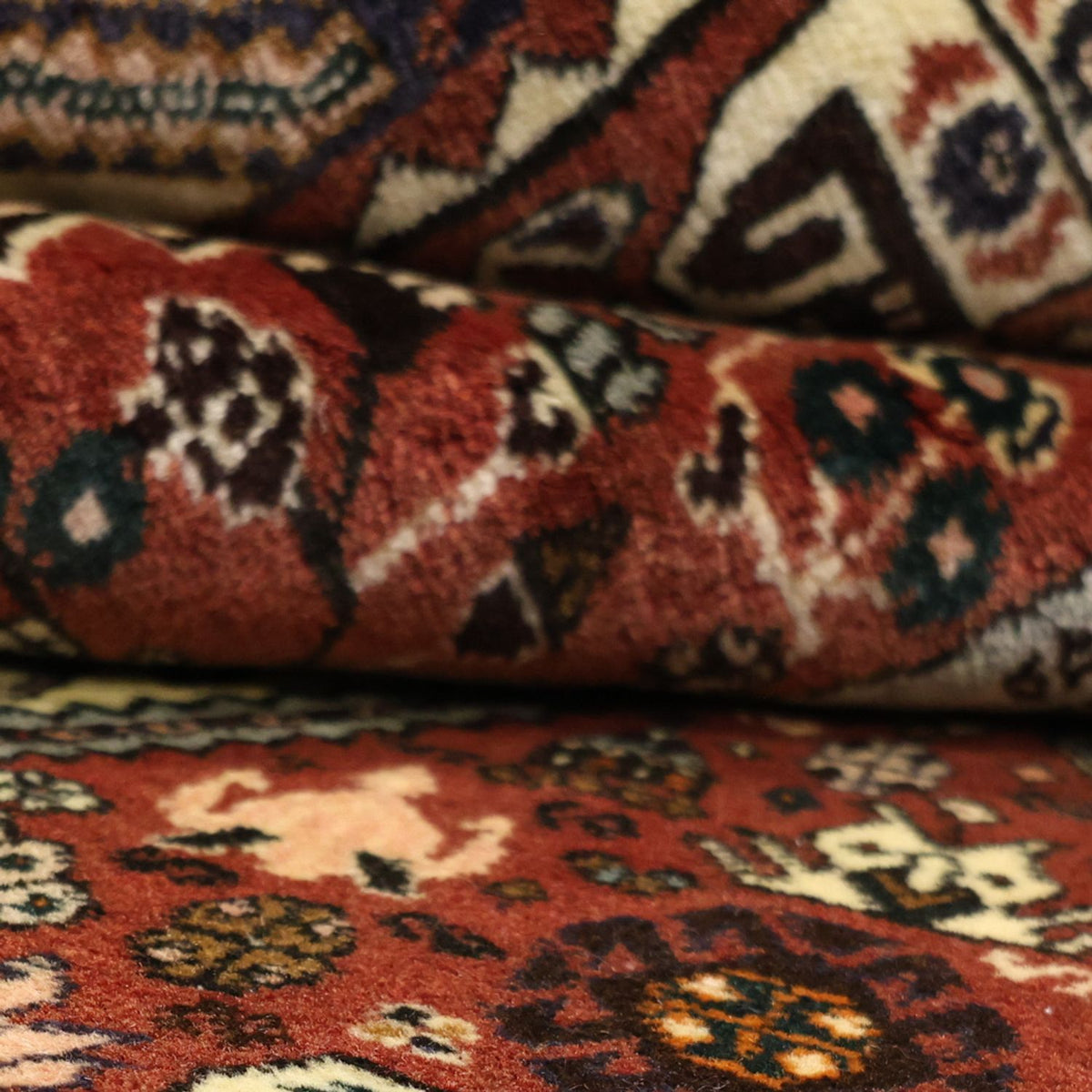 Tapis persan - Nomadic - 156 x 106 cm - multicolore