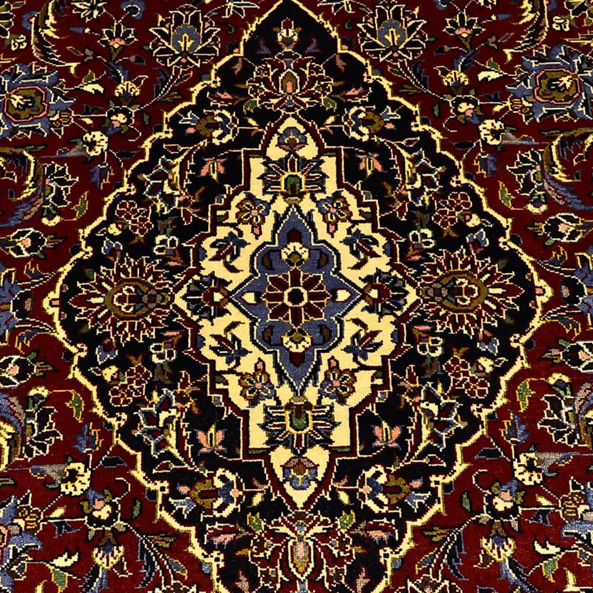 Tapis persan - Keshan - 222 x 144 cm - rouge