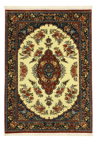 Tapis persan - Classique - 146 x 105 cm - crème