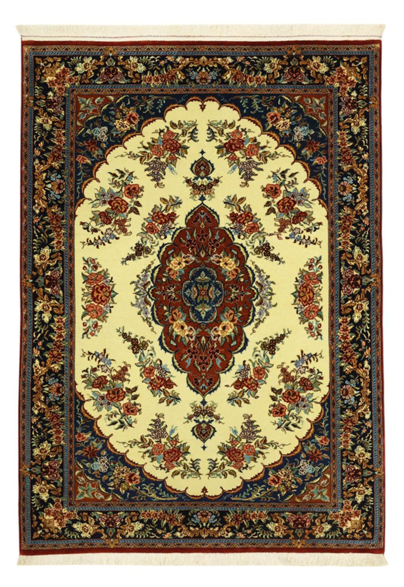 Tapis persan - Classique - 146 x 105 cm - crème