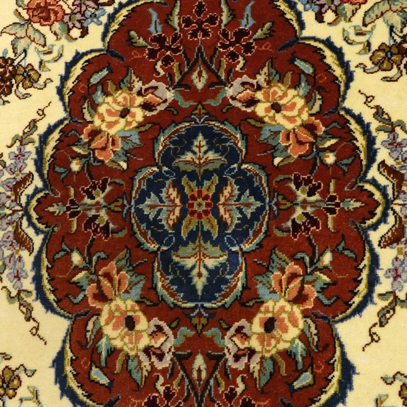 Tapis persan - Classique - 146 x 105 cm - crème
