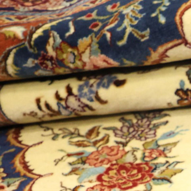 Tapis persan - Classique - 146 x 105 cm - crème