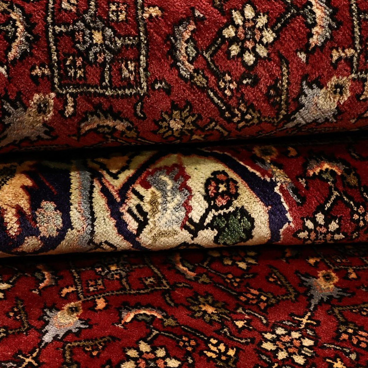 Tapis persan - Bidjar - 217 x 144 cm - rouge