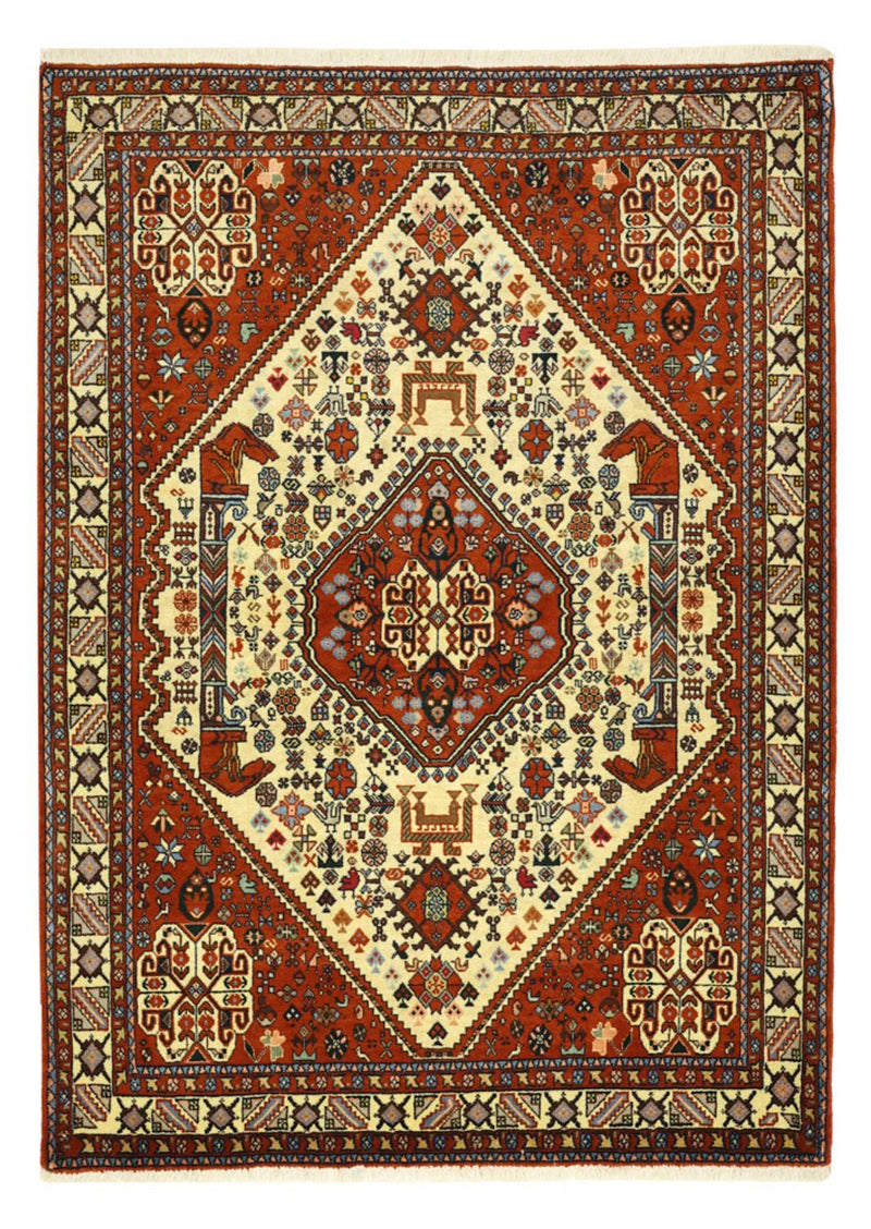 Tapis persan - Nomadic - 140 x 103 cm - crème