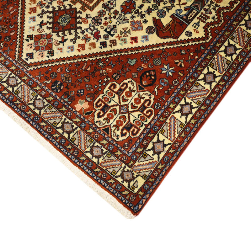 Tapis persan - Nomadic - 140 x 103 cm - crème