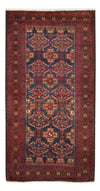 Tapis Belutsch 105x192cm - Tapis oriental - Rectangle / Rouge foncé / 105 x 192 cm Rectangle