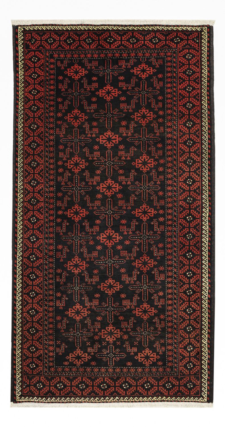 Tapis de couloir Tapis Belutsch - 197 x 105 cm - rouge foncé